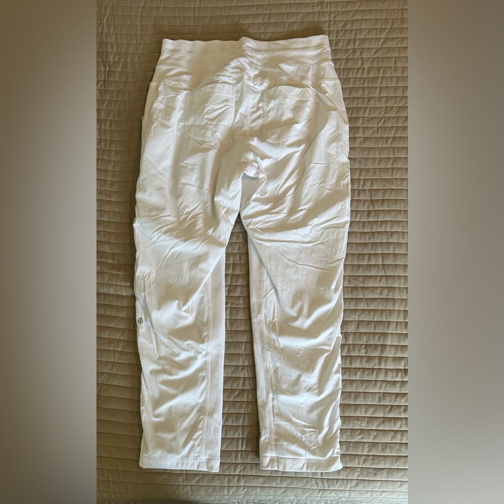White Lululemon Activewear Dance Studio Pants - Picture 2 of 7